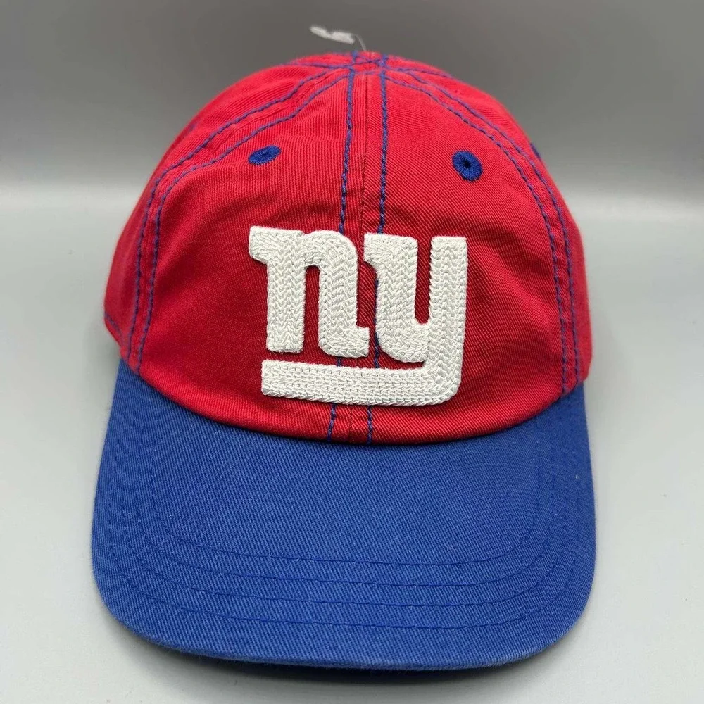New York Giants Hat Kids Infant NFL Team Apparel Strap Back Cap Cotton‎ New
